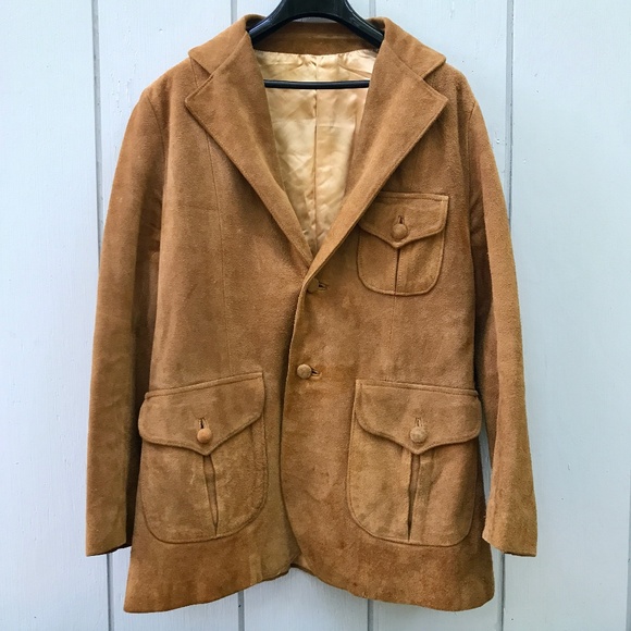 Vintage All-Suede Ranch Blazer—Men's M—Hollywood Hippie Chic—Handmade in Mexico? - Picture 6 of 13